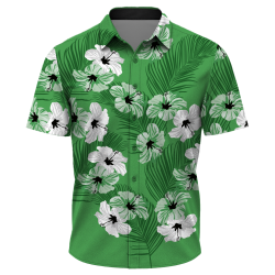 Men’s Green Floral Casual Shirt Men’s Green Floral Casual Shirt